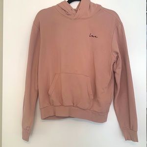 Pink love hoodie